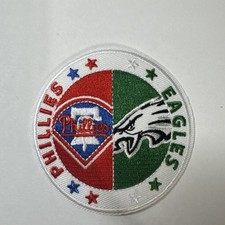 Eagles /phillies Embroidered Iron On Patch