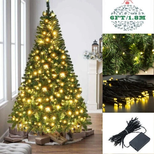 120-210cm Weihnachtsbaum mit LED Künstlicher Tannenbaum Kunstbaum Christbaum - Bild 2 von 4