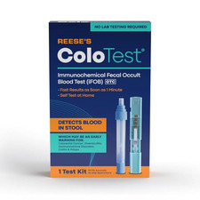 Reese'S Colotest, FIT Immunochemical Fecal Occult Blood Test Kit at Home, 1 Ct,