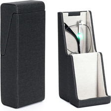 Flip-top Glasses Case, Bracket Type Hard Shell Eyeglasses Holder for Women Men