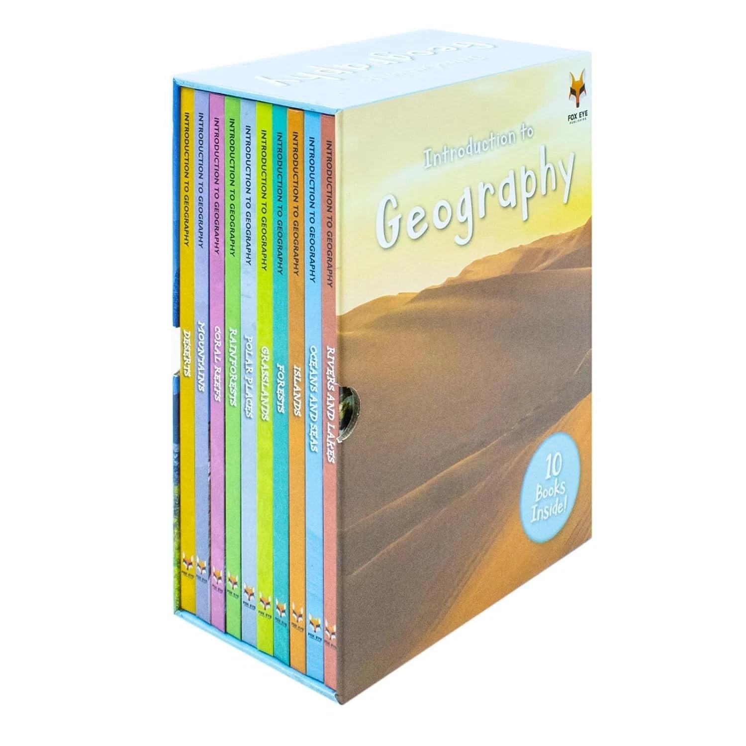 Childrens Introduction To Geography For Beginners 10 Hardback Book Collection Se