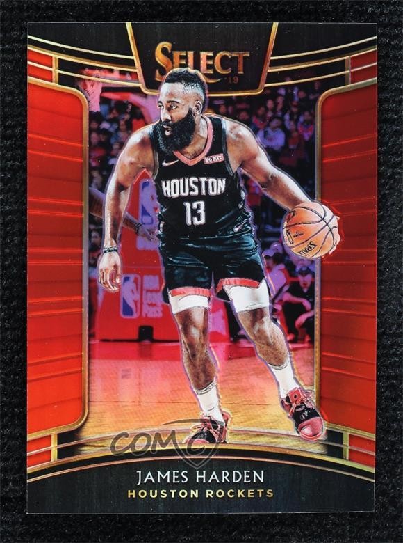 2018-19 Panini Select Concourse Red Prizm 22/199 James Harden #51 12kk