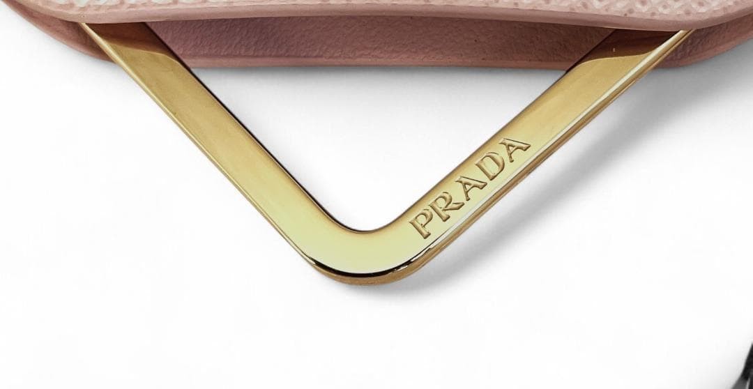 Prada Leather Key Ring Neck Strap Charm Pink thumbnail 4