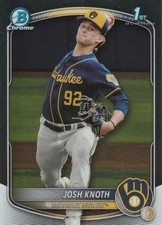 2025 Bowman #BCP-136 Josh Knoth Chrome Prospects