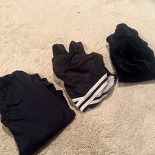 Lot Of 3 Girls Dance Leotards, Black, See Photos For Detail Danskin Size Medium