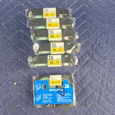 6PK TZ-641 Label Tape Black on Yellow TZe-641 For Brother P-touch PT-D600 18mm