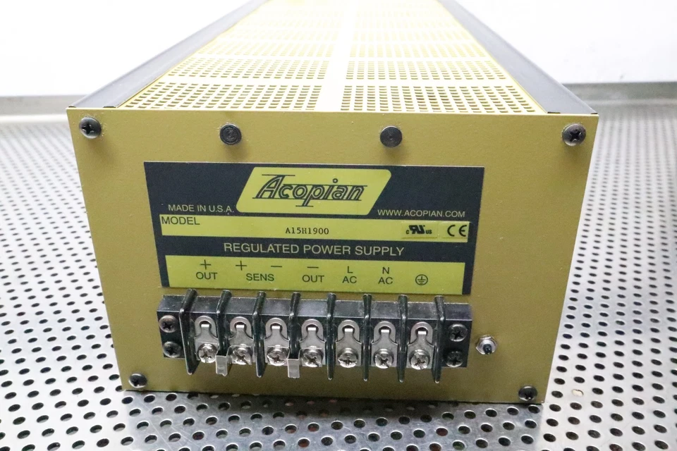 ACOPIAN A15H1900 Regulated Power Supply Used With Warranty See All Pictures - Изображение 4 из 4