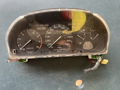 1993 Honda Accord EX Oem Used Manual Gauge Instrument Cluster 151k CB7 CB9
