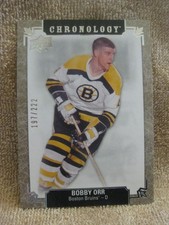 2018-19 Upper Deck Chronology /222 Bobby Orr #4 HOF Boston Bruins hockey NHL
