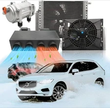 12V Universal Car Air conditioner Under dash Electric A/C kit Heat&Cool