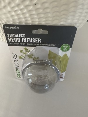 NEW Progressive PrepWorks Stainless Steel Herb Infuser (3'')