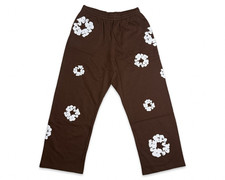 Denim Tears Cotton Wreath Sweatpants Dark Brown 100 Authentic