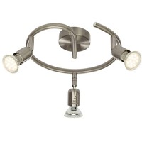 Brilliant Loona LED Decken Spot Strahler Spirale Leuchte Lampe 3-Flg GU10 Eisen