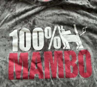 MAMBO T Shirt Men s Small Cotton Graphic Spell Out Farting Dog Australia