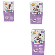 3 NEW GENTLE STEPS SWIM PANTS FOR BOYS GIRLS 11 PANTS SIZE MEDIUM 24-34 LBS