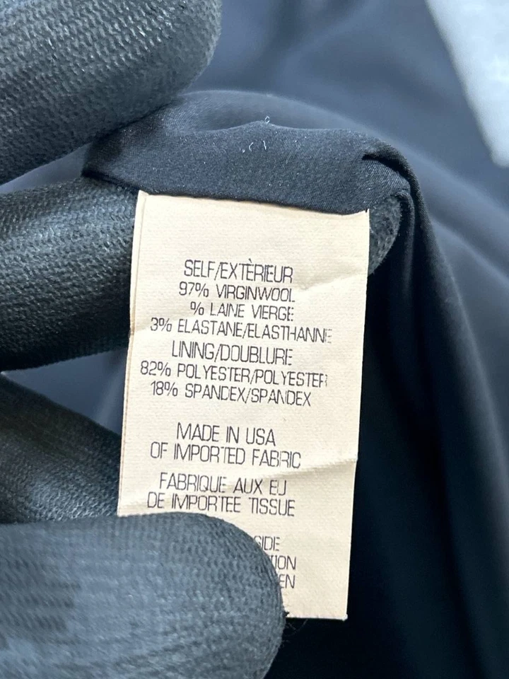 Theory Dress Womens 6 Black Wool Blouson - Image 4 of 4