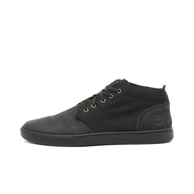 Timberland Herren 0743A Schuhe Schwarz Nubukleder, Stoff City Sneaker EU 41,5