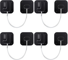 Refrigerator Lock 4 Pack , Heavy Duty Combination Fridge Lock, for Fridge, Cabi