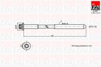 Fai Autoparts B1321 Zylinderkopfschraubensatz FüR Alfa Romeo,Chevrolet,Chrysler,