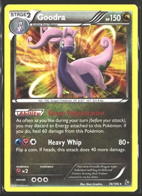 XY - Flashfire #74/106 Goodra Holo
