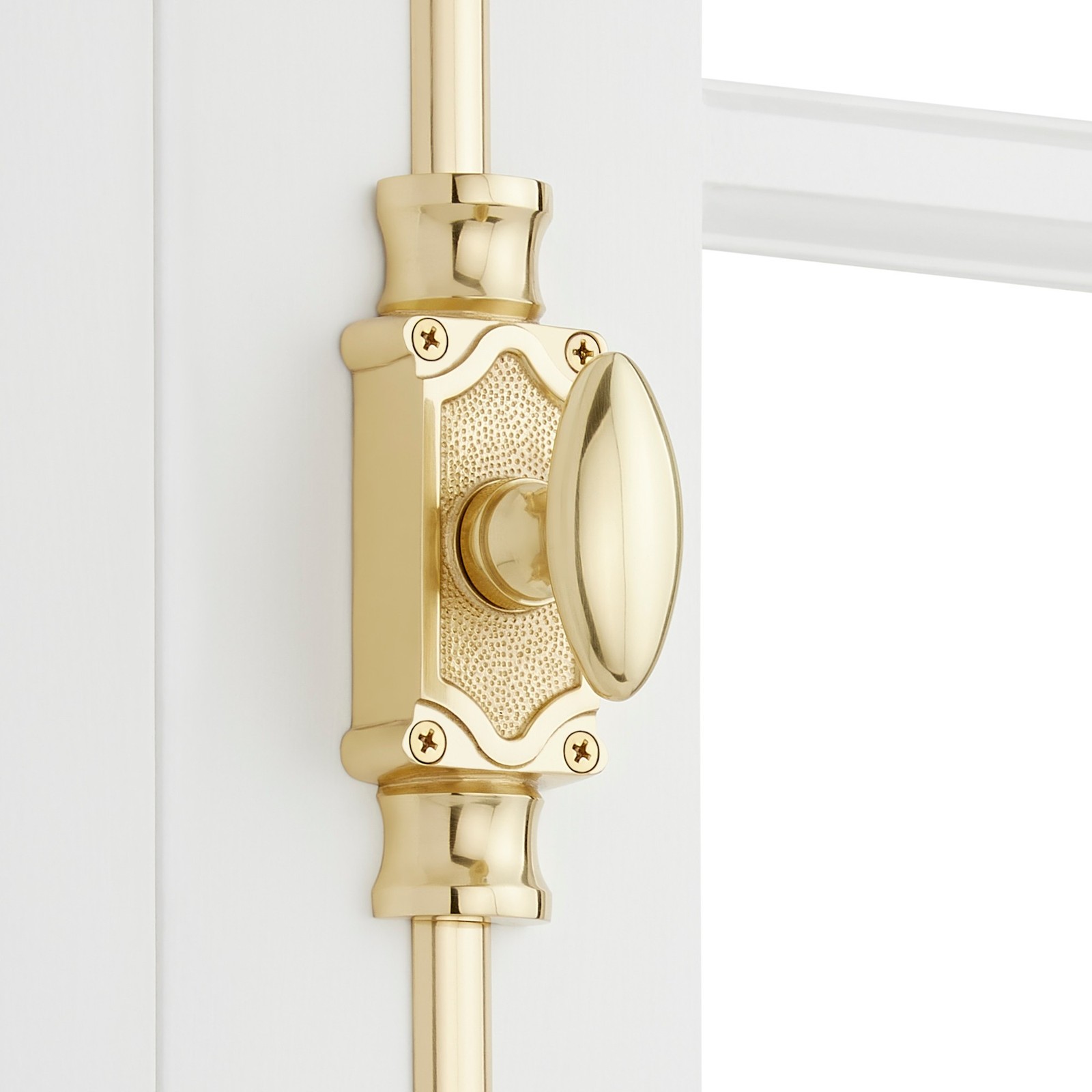 Signature Hardware Corabel 108 Inch Tall Door Cremone Security Bolt Polished 37090₽
