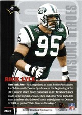 2002 NFL Showdown Rick Lyle NFLPA Awards Banquet Unsung Heroes