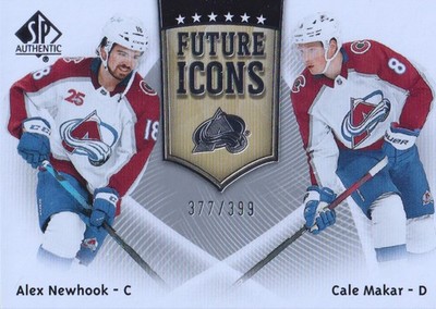 2021-22 SP Authentic Hockey Future Icons #FI8 Alex Newhook Cale Makar /399