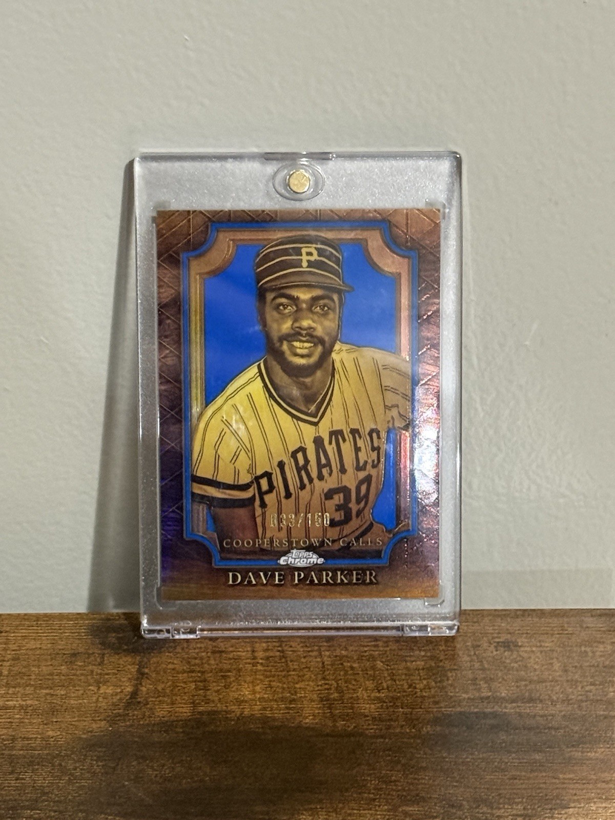2025 Topps Chrome Dave Parker Cooperstown Calls SSP Blue /150 CC-4 Pirates HOF