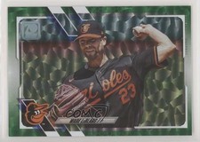 2021 Topps Green 377/499 Wade LeBlanc #45 8em