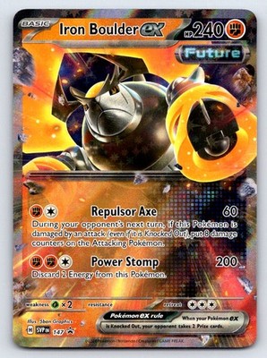 Iron Boulder ex 147 Holo Promo Scarlet & Violet Promo Pokemon Near Mint