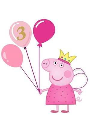 Peppa Pig Schwein Georg Essbar Tortenaufleger Torte Geburstag Zuckermasse +NAME