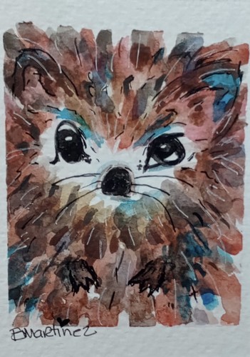 aceo original painting Cute Little Guy