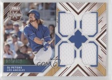 2018 Panini Elite Extra Edition Quad Materials 194/399 DJ Peters #QM-DP 10ou