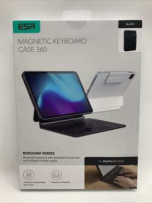 ESR Magnetic Bluetooth Keyboard Case 360 Rebound Series For iPad