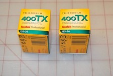 Kodak 400 TX Tri-X B W Film 36 Exp 2 rolls expired 04/2026