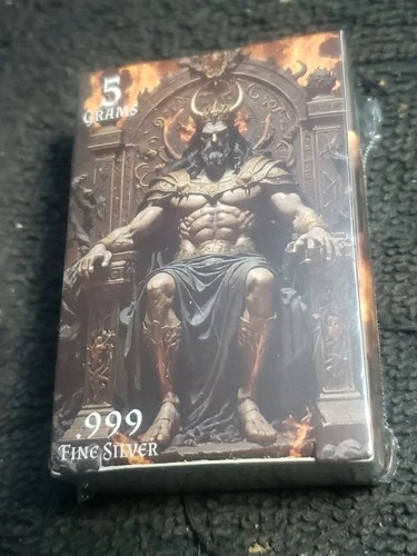 5 Grams Silver Bar .999 Fine Pan Silver Company Hades Limited to 3000-Sealed