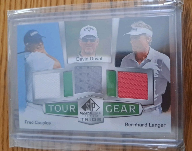 2024 SP Game Used Tour Gear Trios Fred Couples David Duval Bernhard Langer