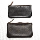 LOUIS VUITTON Monogram Coin purse Leather Lot of 2 Used Authentic ps2604-ps425