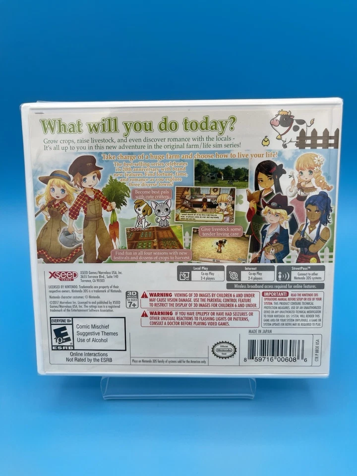 NEW SEALED - Story of Seasons: Trio of Towns - Nintendo 3DS - Image 2 of 2