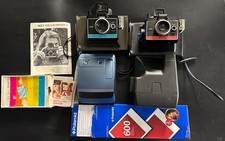 4 Vintage Polaroid Cameras Untested Colorpack II / IV / Talking / 600