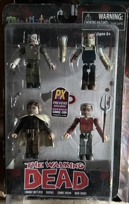 Walking Dead Minimates Series 4 – Michonne Und Gabe Actionfiguren (2 Stück), 5,1 Cm, Mit Zubehör