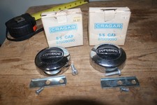 Vintage Pair Superior 3 Mag Racing Wheel Muscle Car Center Caps Rat Rod Vintage Pair Superior 3 Mag Racing Wheel Muscle Car Center Caps Rat Rod