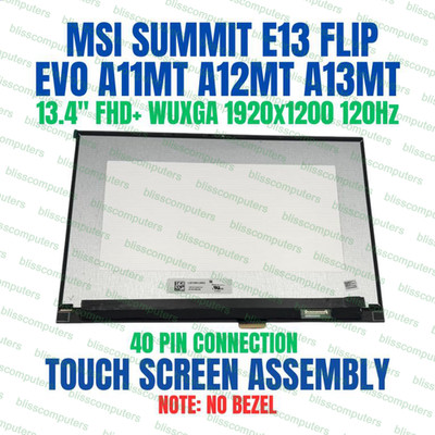 MSI Summit E13 Flip Evo A11MT-023US 13.4'' LCD Touch Screen Assembly