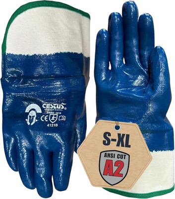 C-20 Fuel Gloves, 12 Pairs, Chemical & Water Resistant, Nitrile Coated