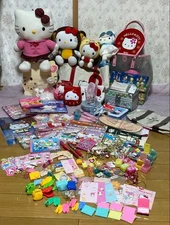 Sanrio Hello Kitty Premium Mascot Plush Bundle Unopened Towel Memo Pad Clips