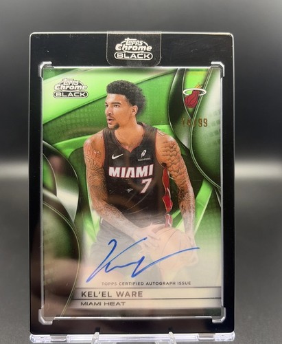 2025-26 Topps Chrome Black Kel'El Ware Auto /99 Encased (#AU-KW)
