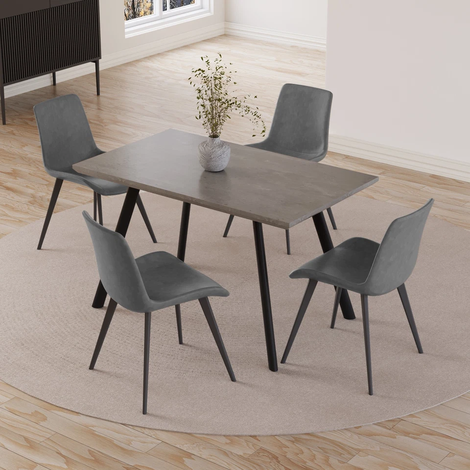 Table and chair set, dining table and 4 chairs, kitchen/dining furniture - Image 3 of 4