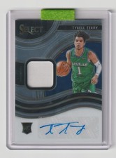 2020-21 NBA Select Tyrell Terry Rookie Jersey Auto 146/199