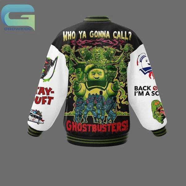 Ghostbusters Who Ya Gonna Call Fan Baseball Jacket