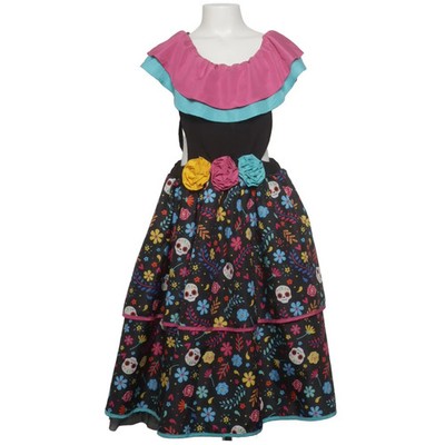 Zara, Verkleidung, Größe: 158/164, Schwarz/Mehrfarbig, Blumen #9h4